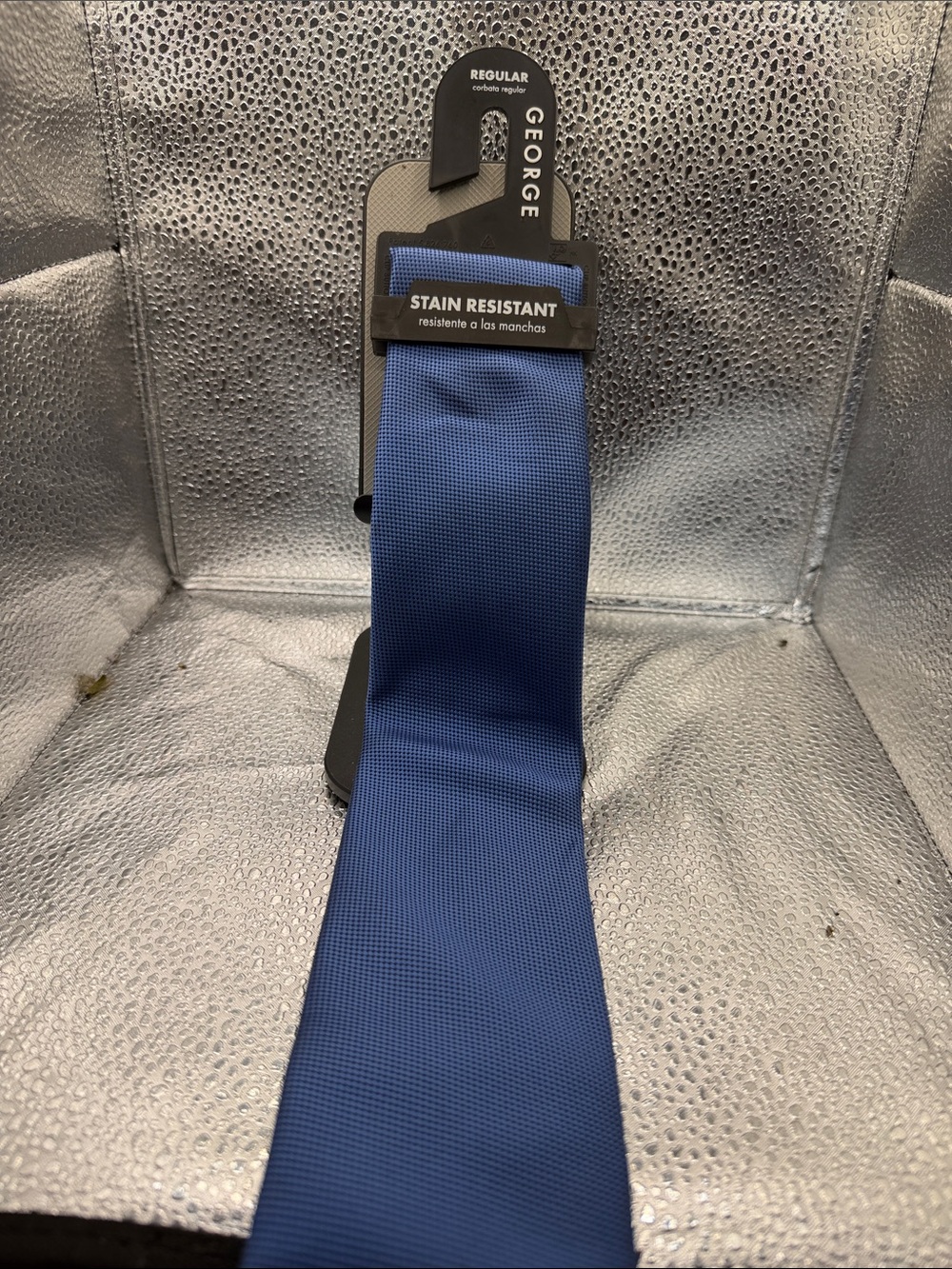 George Solid Royal Blue Stain-Resistant Men's Tie